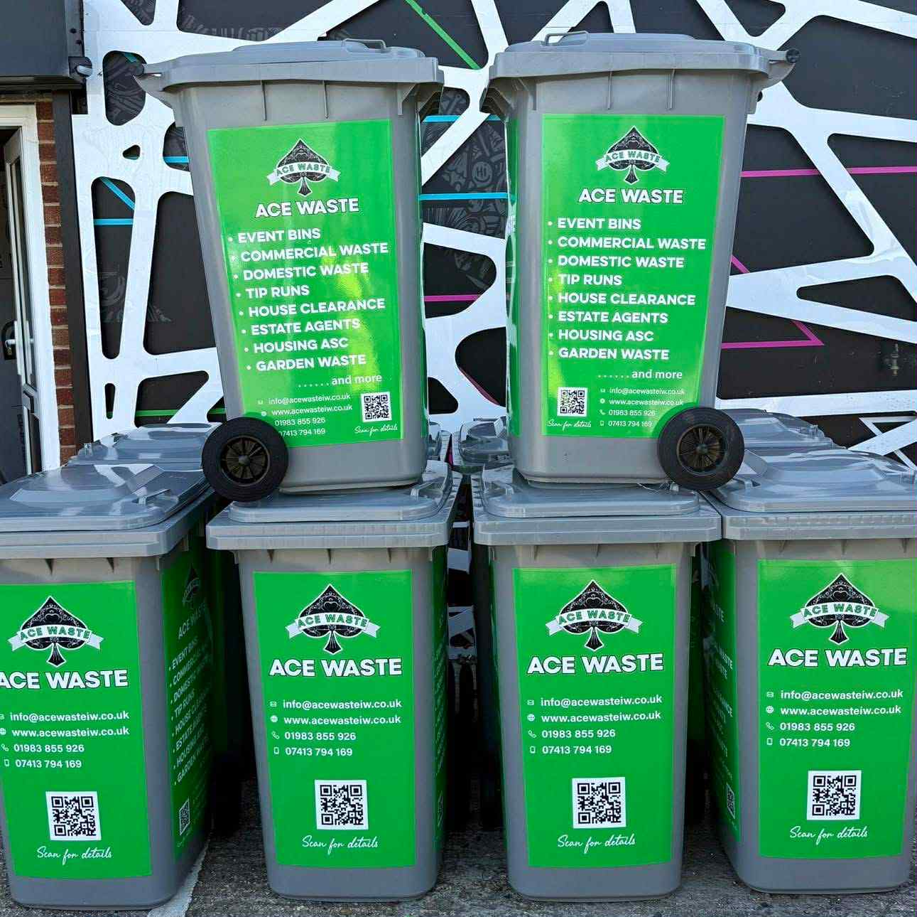 Ace Waste Isle of Wight – Event & Commercial Bin Hire for a Cleaner, Safer Island